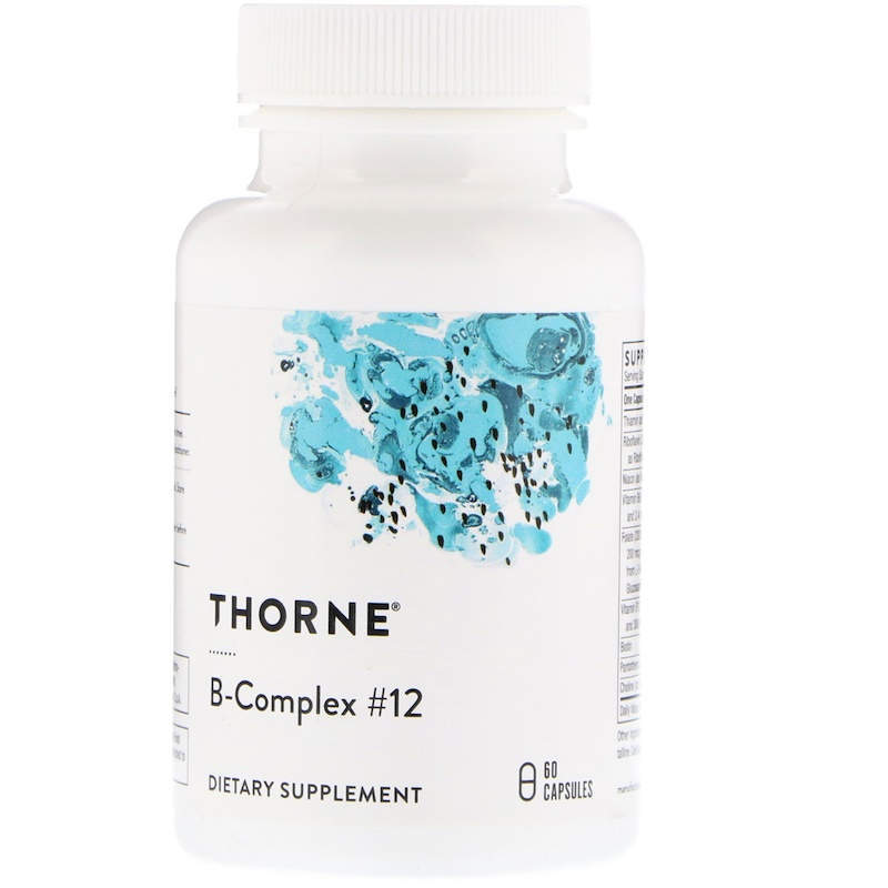 До комплексу B-Complex #12 Thorne Research 60 капсул (190)
