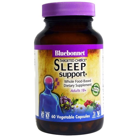 Комплекс для сна Bluebonnet Nutrition Targeted Choice, Sleep Support 60 Veg Caps