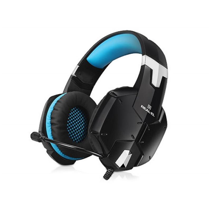 Гарнитура REAL-EL GDX-7500 Black/Blue (EL124100015)