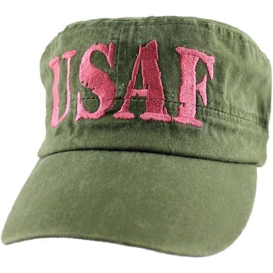 Кепка Eagle Crest Usaf Pink Letter-OD Flat Top-5 (6280)