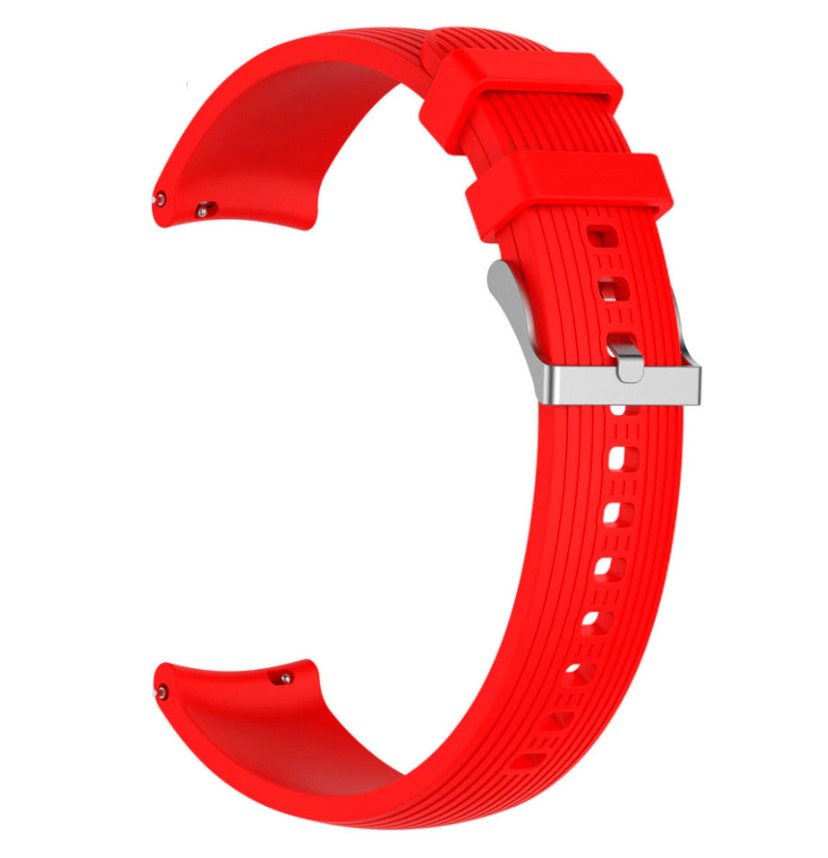 Ремешок BeWatch силиконовый ECO2 для часов универсальный 20мм Красный (1012103)