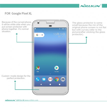 Захисна плівка Nillkin Crystal для Google Pixel XL Анти-відбитки 55707