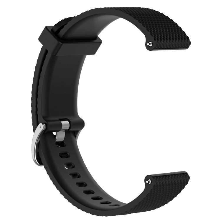 Ремінець силіконовий 20мм Samsung Galaxy Watch 42 | 3 41 мм | Active | Active 2 BeWatch GT Чорний (1011401)