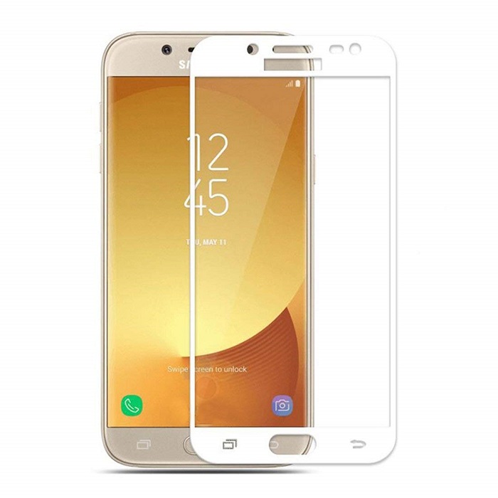 Защитное стекло Full Screen для Samsung Galaxy J5 2017 J530 White (12649)