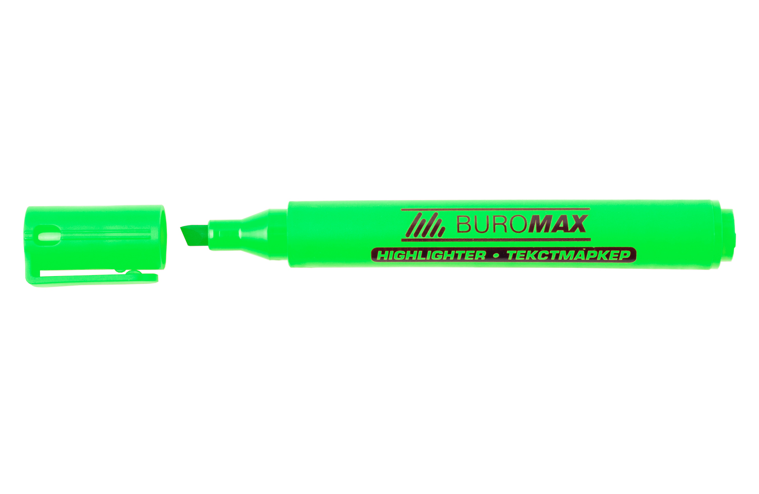 Маркер Buromax текстовий круглий 1-4.6 мм зелений (BM.8906-04)