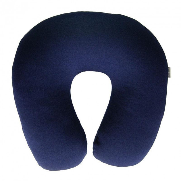 Дорожня подушка-підголовник під шию для подорожей Memory Foam Travel Pillow Синій (vol-607)