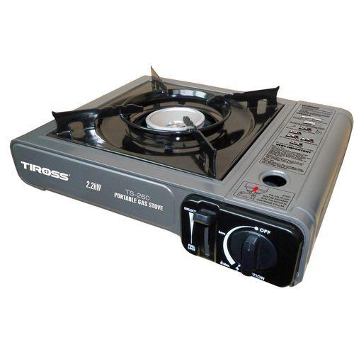 Газовая плита Tiross TS-260 туристическая Серый (002319)