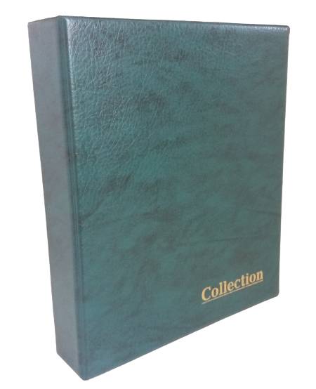 Альбом для монет та банкнот набірний Collection 225 х 265 х 30 мм Зелений (hub_x1cxzf)