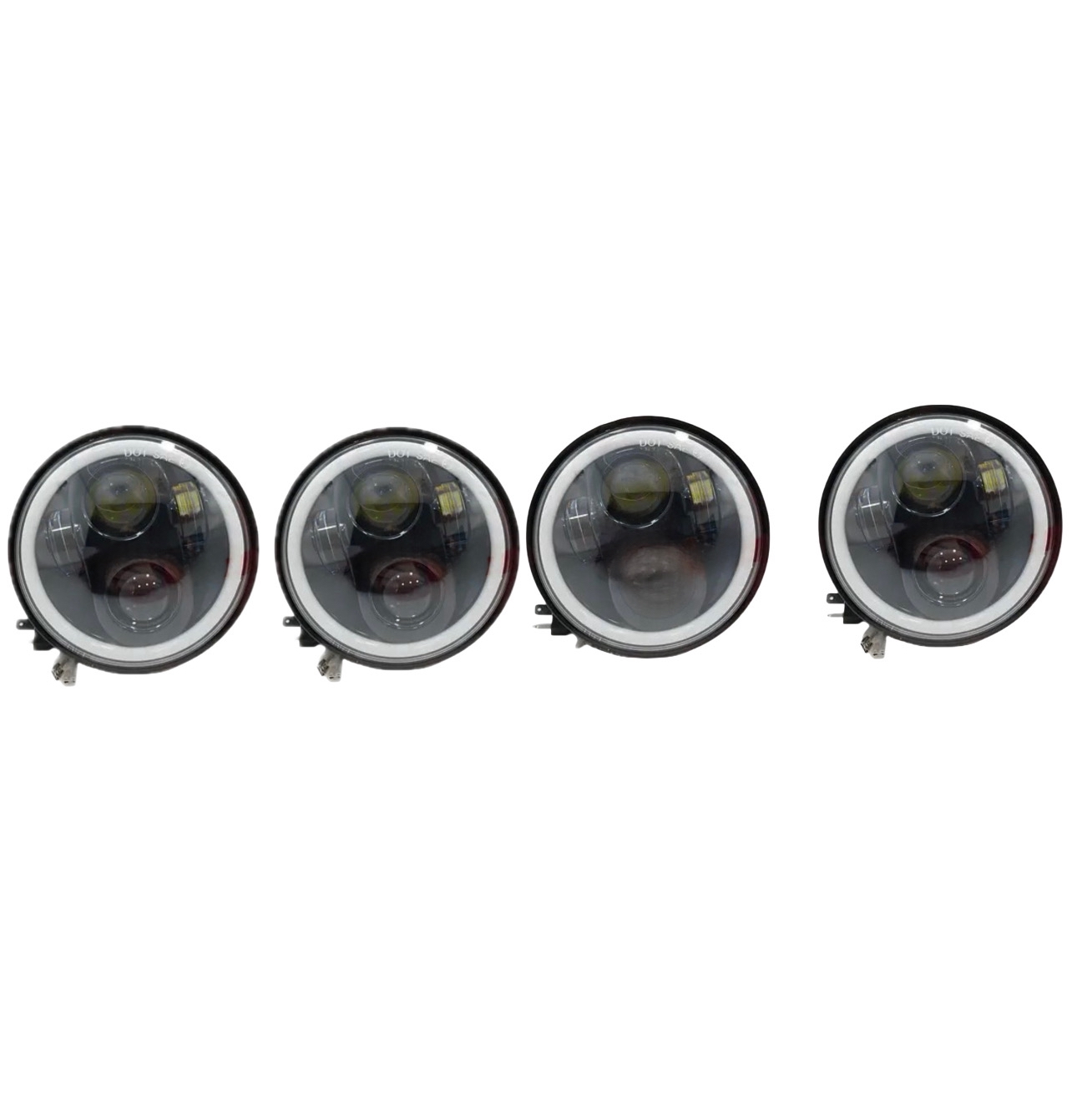 Светодиоднные LED фары OEM круглые ВАЗ 2103 2106 BMW E30 E34 5.75 дюймов 4 шт (LKT2106-5.75D)