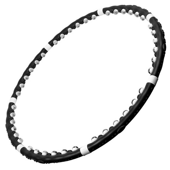 Хулахуп масажний обруч Hula Hoop Massaging exerciser Чорний