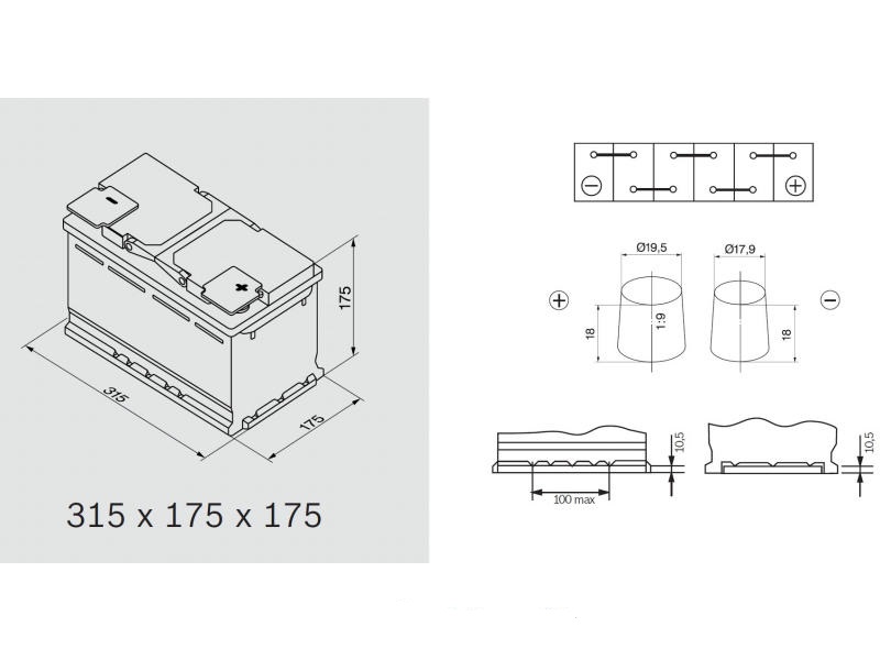 Автомобильный аккумулятор Bosch 0092S50100 S5  SILVER   85 А*ч  -/+   800A