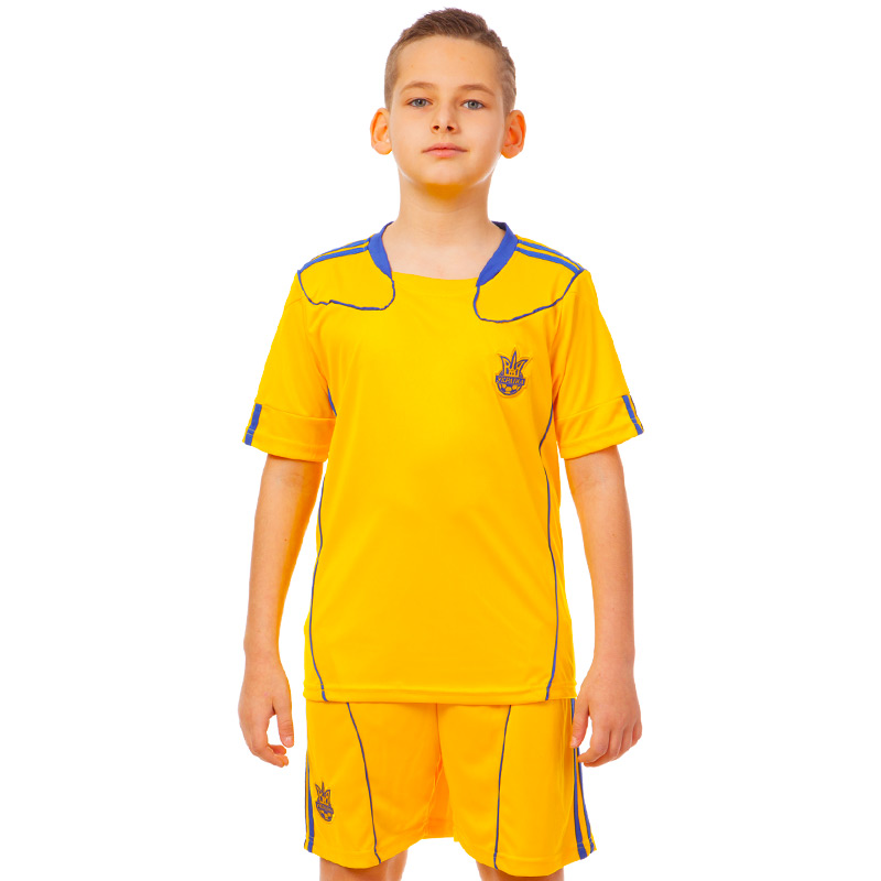 Форма футбольна дитяча SP-Sport УКРАЇНА Sport CO-1006-UKR-12 L зростання 14-155 Жовтий