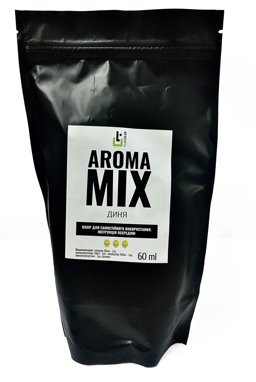 Набір для самозамішування на органічному нікотині Aroma Mix 60 мл Диня 0-6 мг (zh4531-hbr)