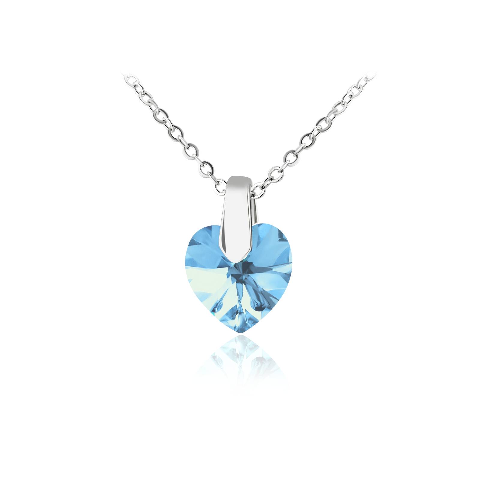 Кулон KOBI Heart Small зі Swarovski 9x10 мм (7430-2259-116-32)
