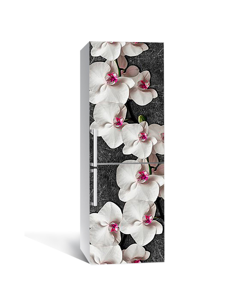 Наклейка на холодильник Zatarga «Ідеальні орхідеї» 650х2000 мм вінілова 3Д наклейка декор на кухню