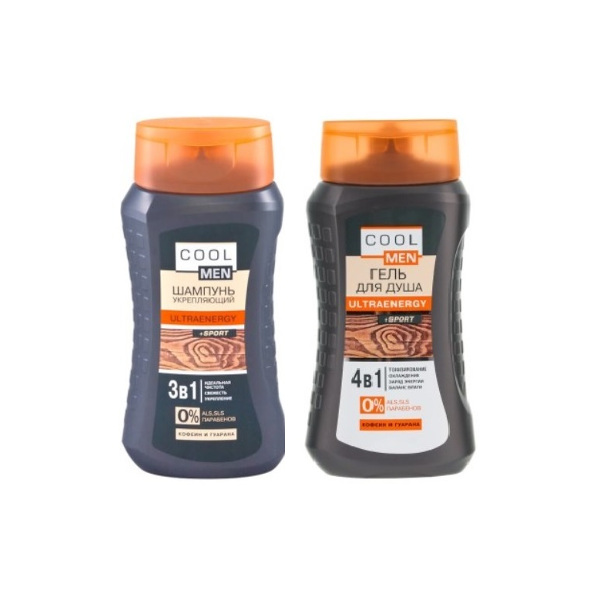 Косметичний набір Cool Men Total Care Ultra Energy (hub_RJrC44454)
