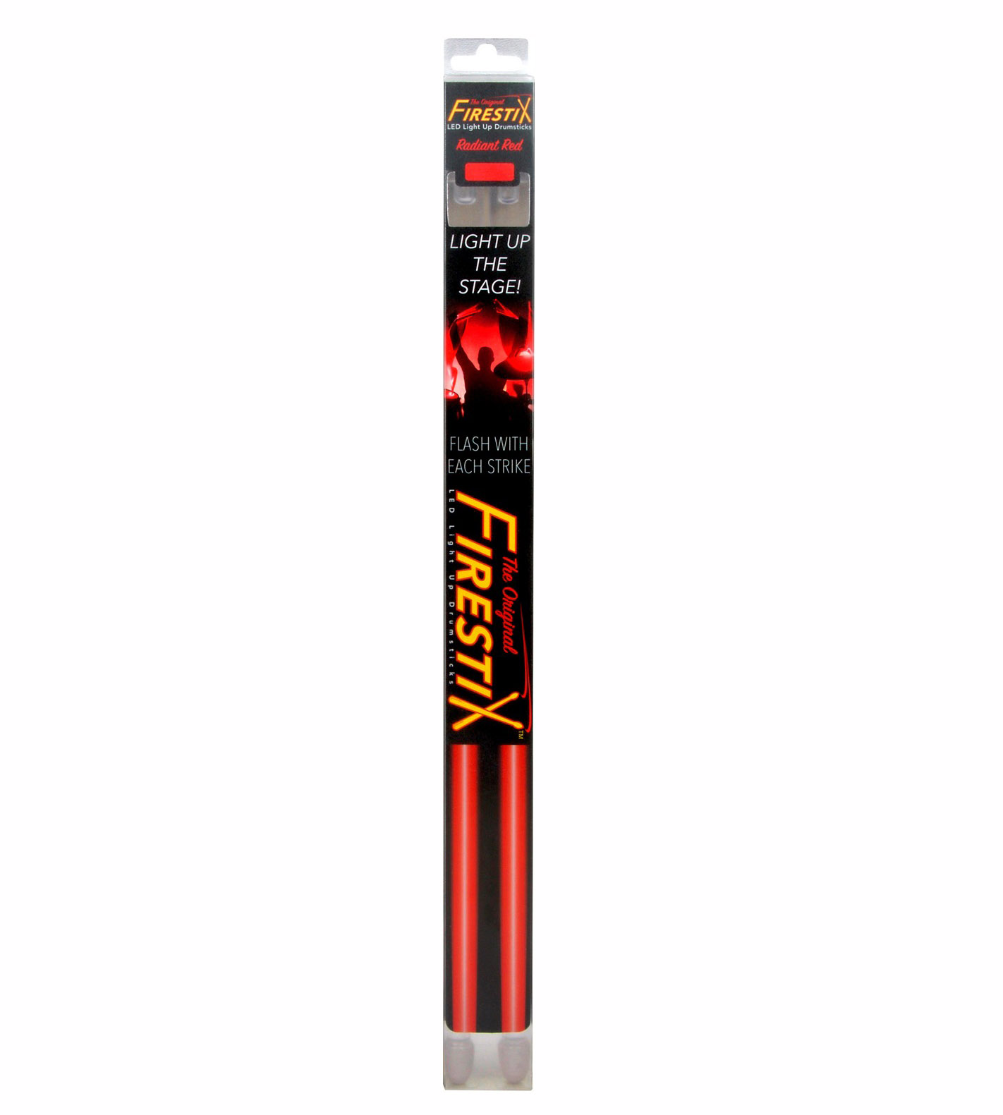 Барабанные палочки Firestix FX12RD Radiant Red Light-Up Drumsticks