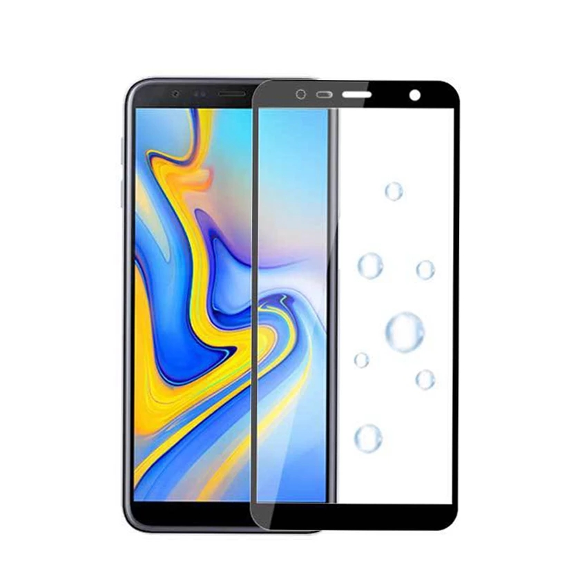 Защитное стекло Full Glue Full Screen Glass для Samsung Galaxy J6 Plus 2018/J610 Black (PG-000788)