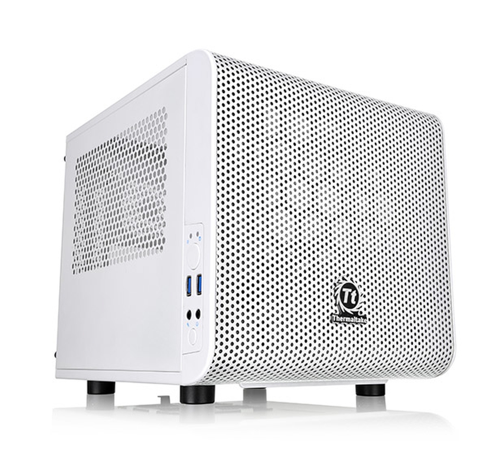 Корпус ThermalTake Core V1 Snow Edition CA-1B8-00S6WN-01 (F00139777)
