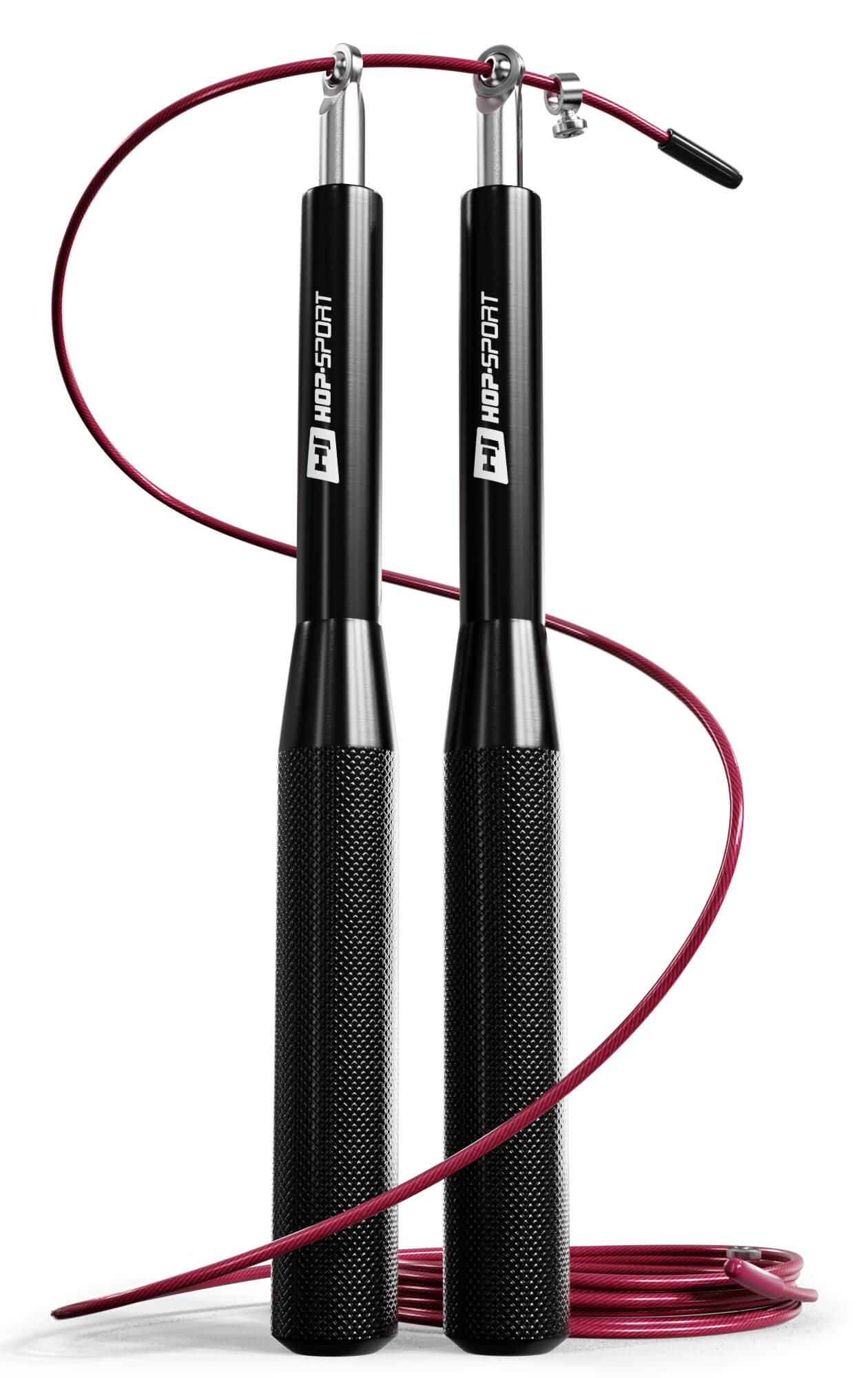 Скакалка Hop-Sport Crossfit із алюмінієвими ручками HS-A020JR чорна