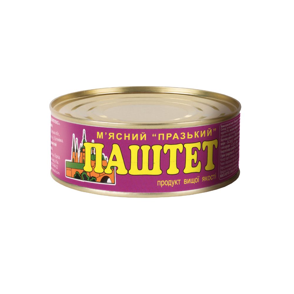 Паштет м'ясний "Празький" ОПК 240 г (4820021840098)