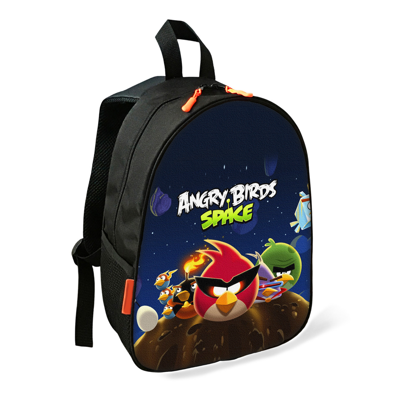 Дитячий шкільний рюкзак з принтом Енгрі Бердс (Angry Birds), 34х27х13 см, водонепроникний
