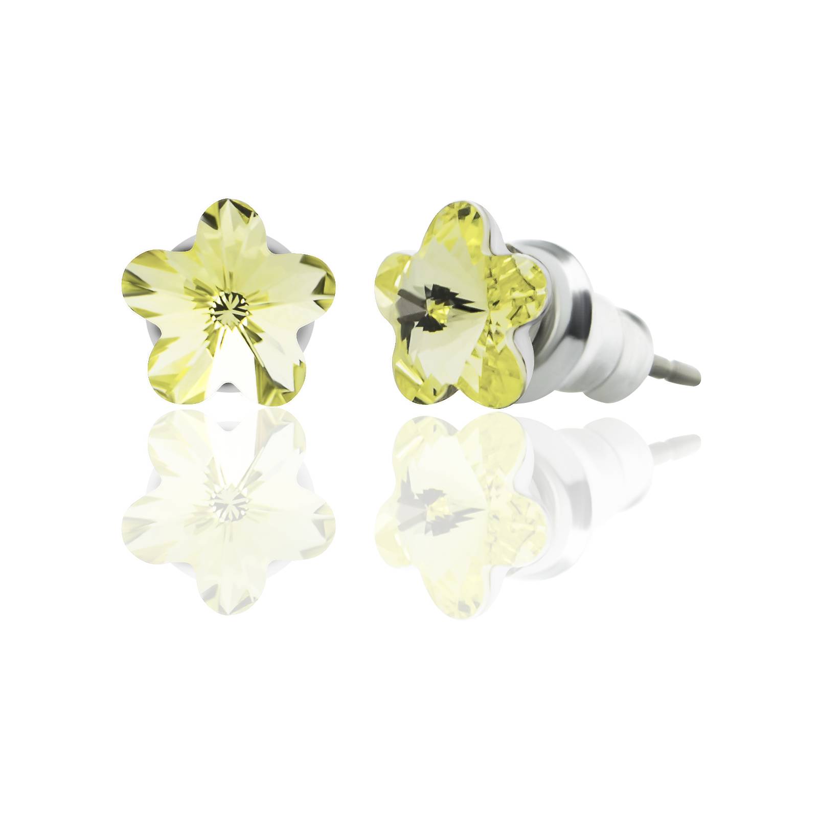 Сережки-гвоздики KOBI Kvit зі Swarovski 6 мм (7740-0990-24-32)