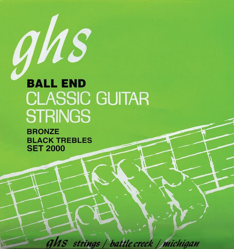 Струни для класичної гітари GHS 2000 Ball End Classic