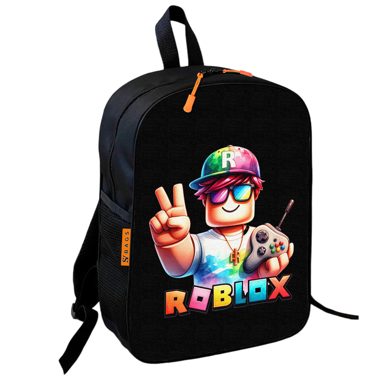 Дитячий шкільний рюкзак Roblox 36х27х13 см водонепроникний різнокольоровий