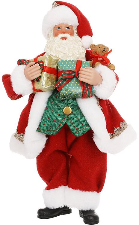 Игрушка новогодняя Santa with gifts 28 см Разноцветный BonaDi DP232268