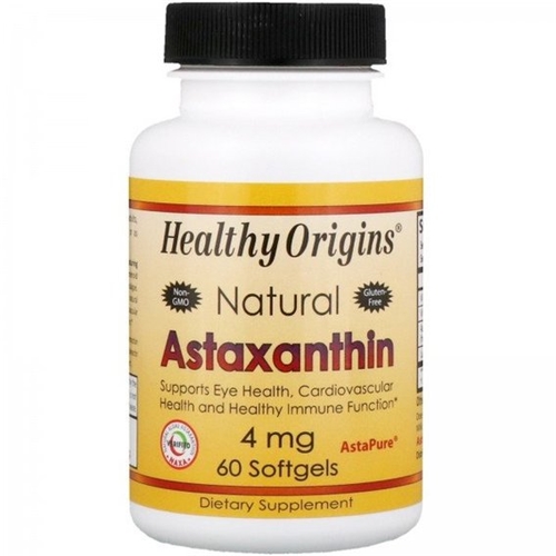 Астаксантин Healthy Origins Astaxanthin Natural 4 mg 60 Softgels