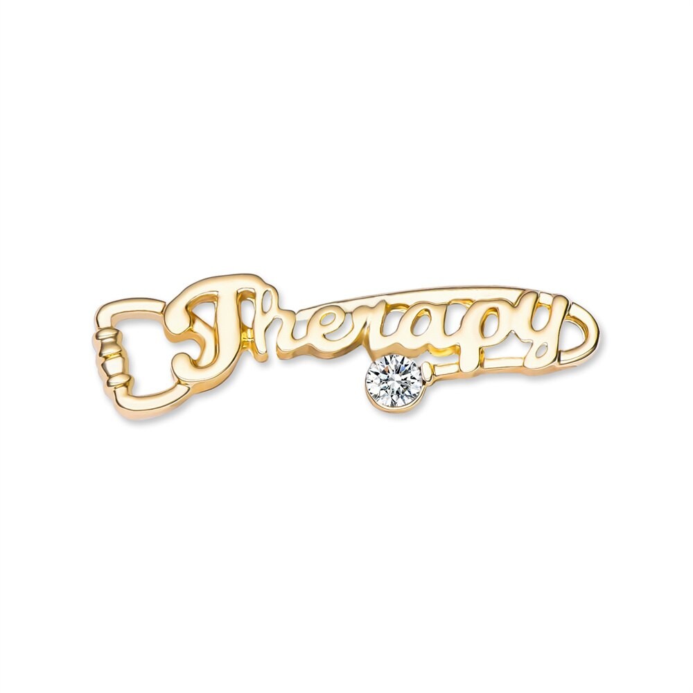 Значок BROCHE Therapy золотистый BRGV113020
