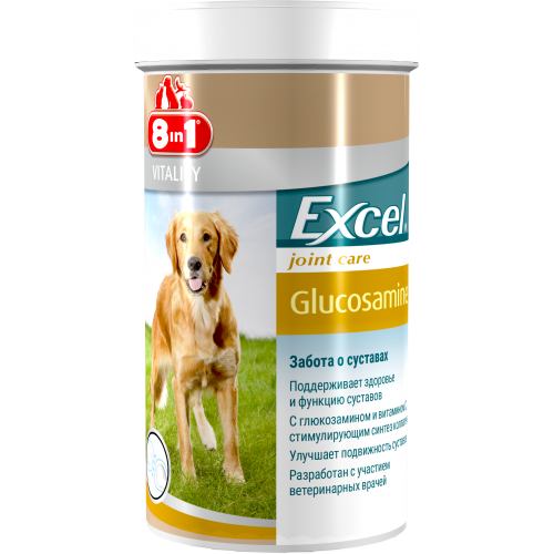 Глюкозамин для собак 8in1 Excel Glucosamine, 110 таблеток