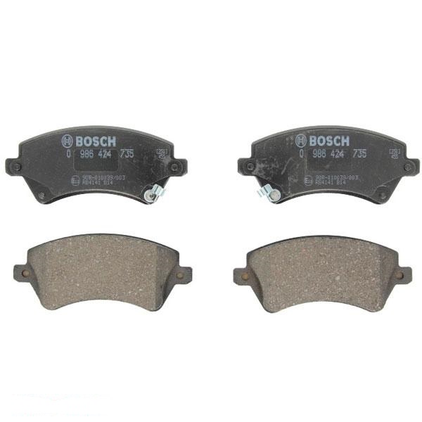 Тормозные колодки Bosch дисковые передние TOYOTA Corolla F >>02 0986424735