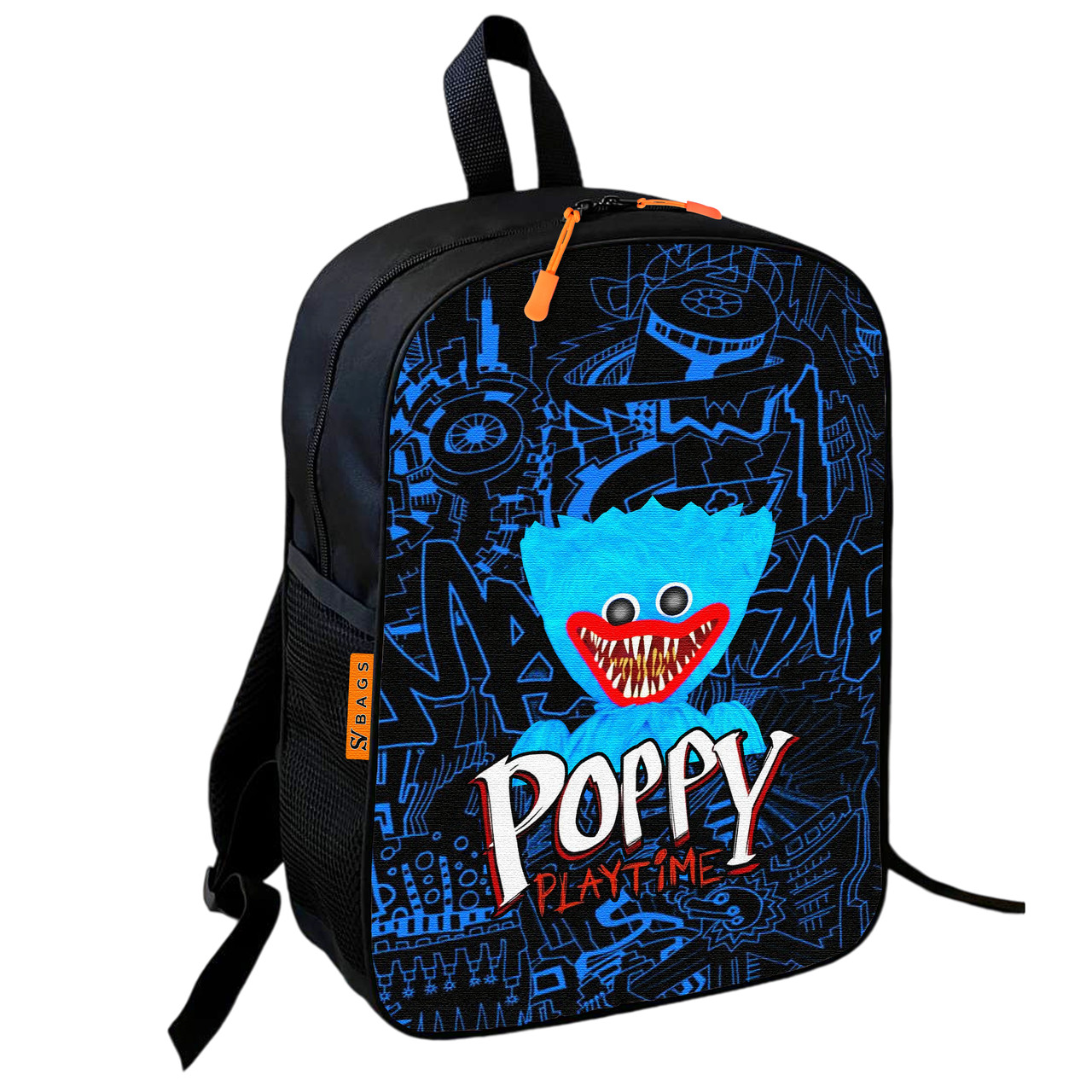 Дитячий шкільний рюкзак Хагі Вагі Poppy Playtime, 36х27х13 см, різнокольоровий
