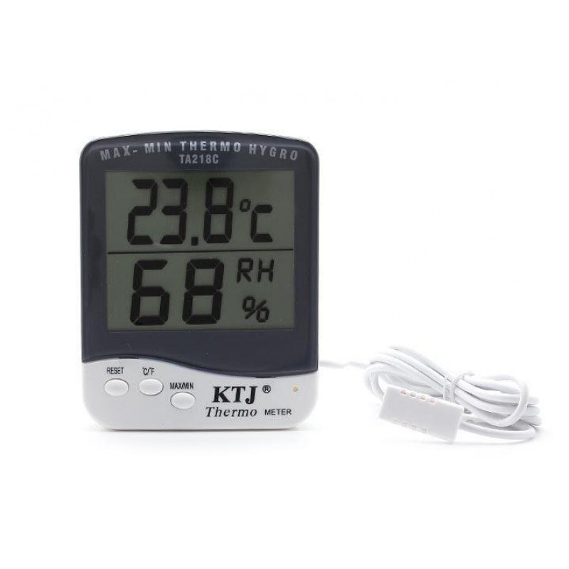Термометр-гігрометр Thermo TA-218 С із зовнішнім датчиком температури та вологості