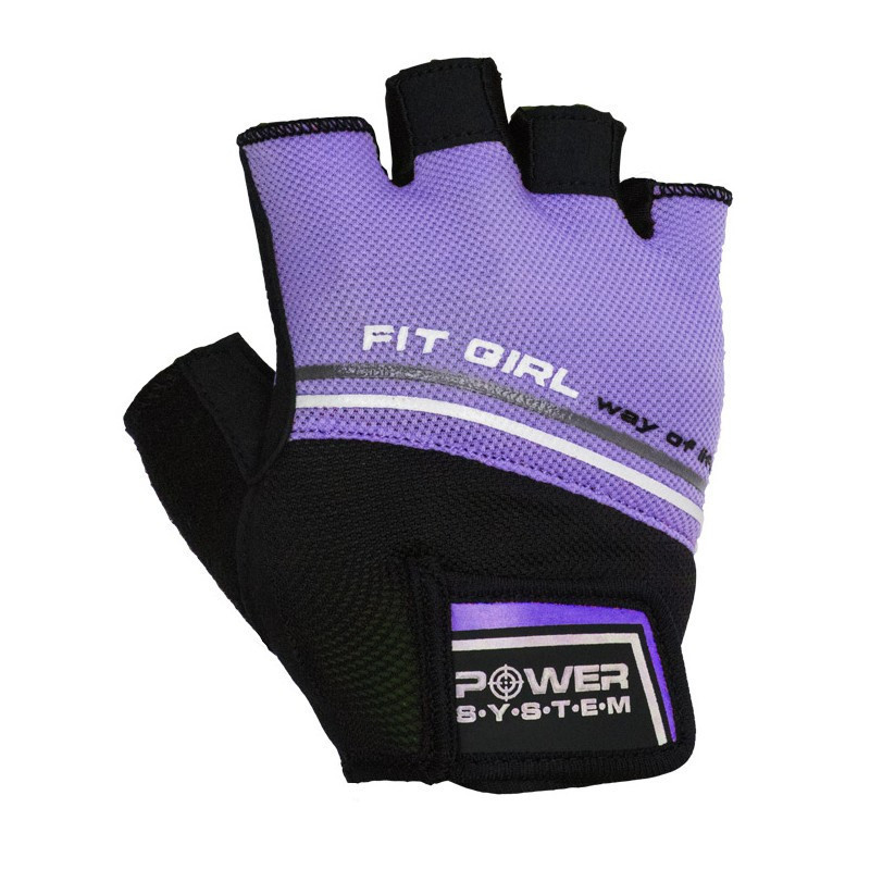 Рукавички для фітнесу та важкої атлетики Power System Fit Girl Evo PS-2920 M Purple