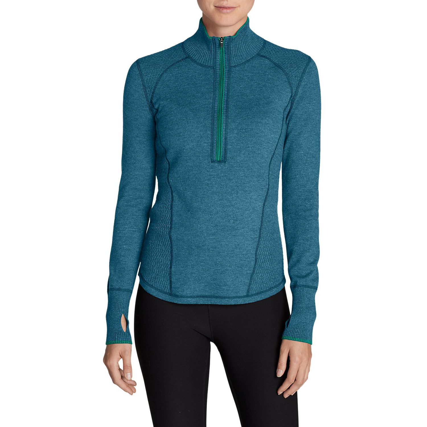 Кофта Eddie Bauer Engage 1/4-Zip XXL Синя (792-0267PEM)
