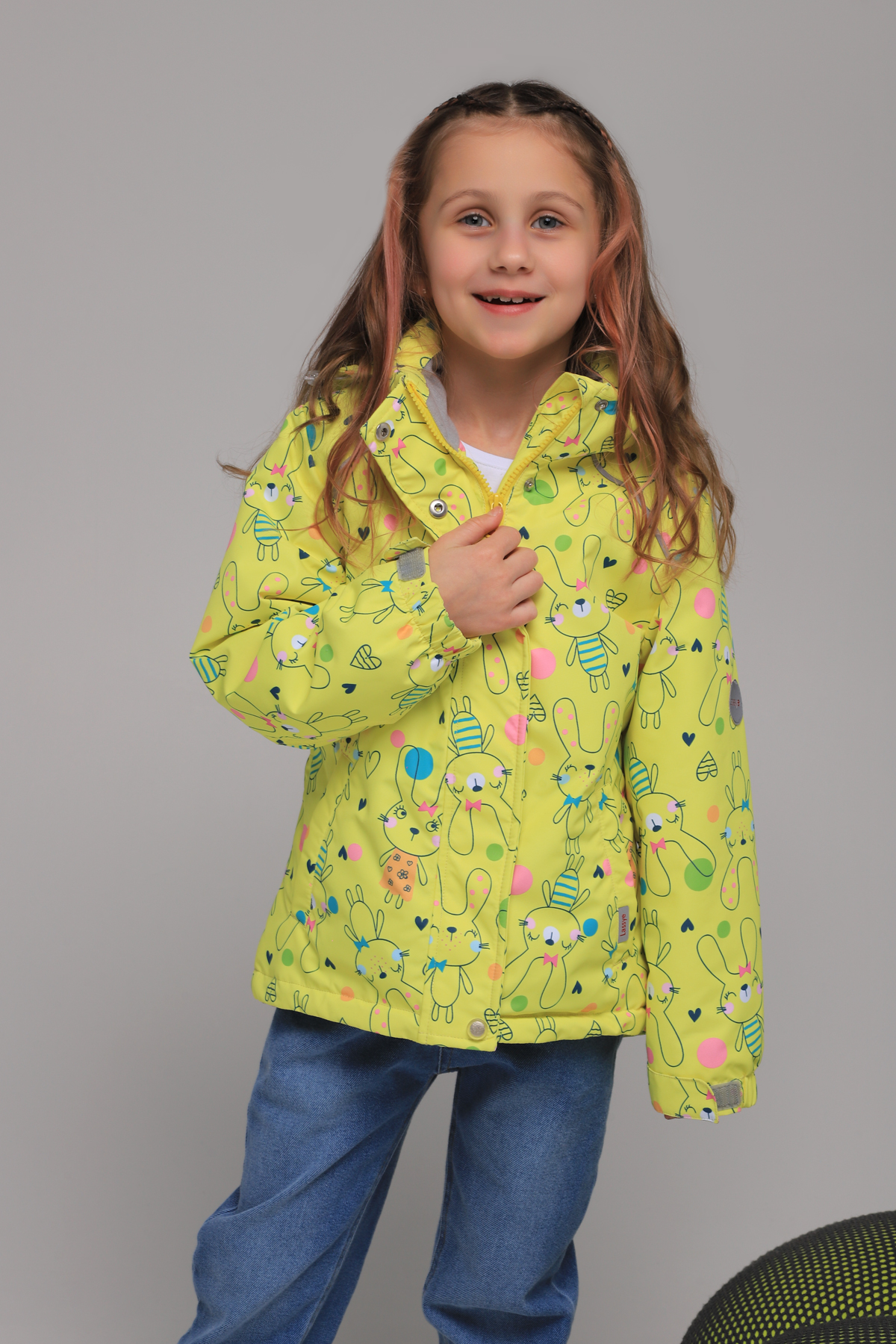 Куртка для дівчинки Snowgenius D442-015 128 см Жовтий (2000989274209)