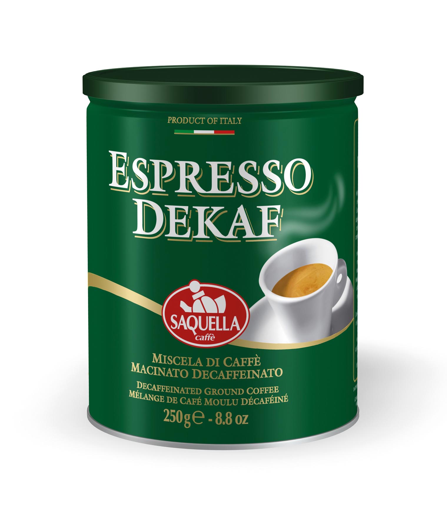 Кофе молотый Saquella Espresso Dekaf 250 г