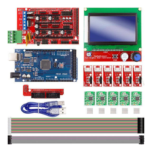 Набір для 3д принтера Arduino CNC верстата 3D Printer Kit для RAMPS 1.4 Arduino Mega 2560 R3 (007149)