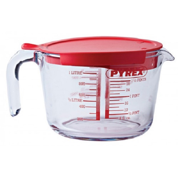 Мірна склянка з кришкою 1 л Pyrex Classic 264P000/7046