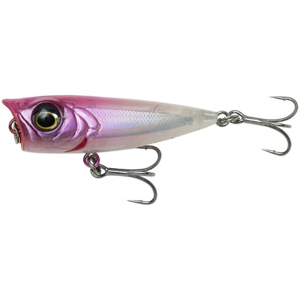 Воблер Savage Gear 3D Minnow Popper F 43mm 2.6g Белый/Розовый (1013-1854.16.96)