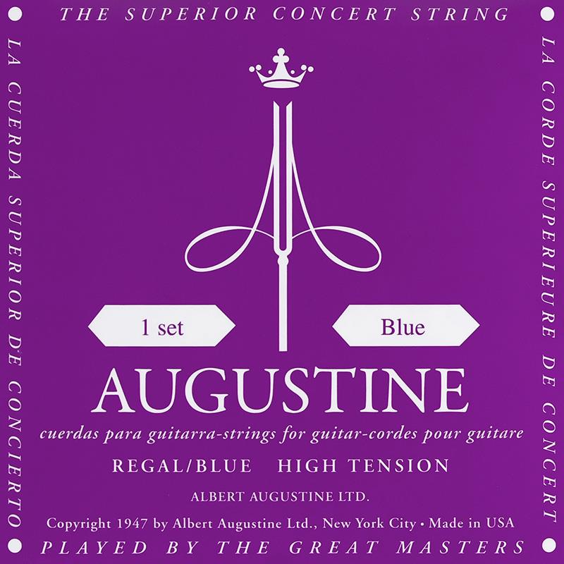 Струны для классической гитары Augustine Regal/Blue Label Classical Guitar Strings High Tension