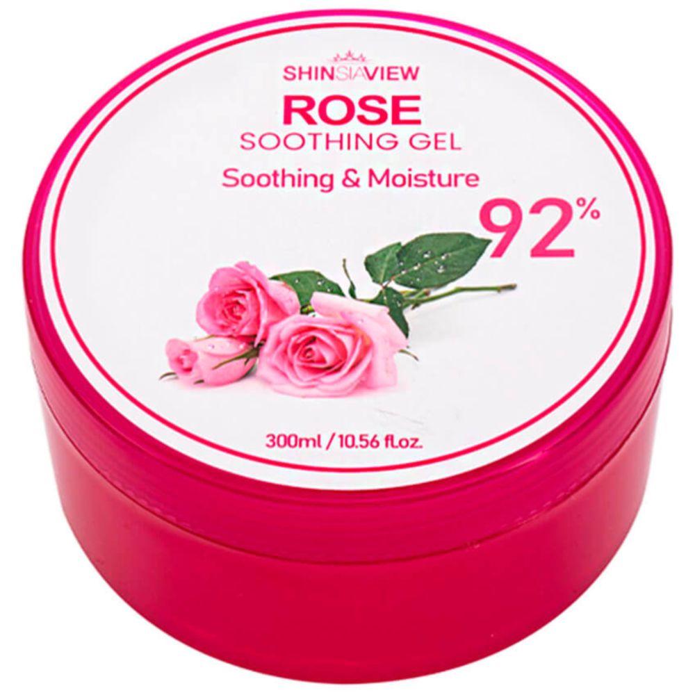 Зволожувальний гель для шкіри з трояндою ShinSiaView Rose Soothing Gel 300 мл (8809674180245)