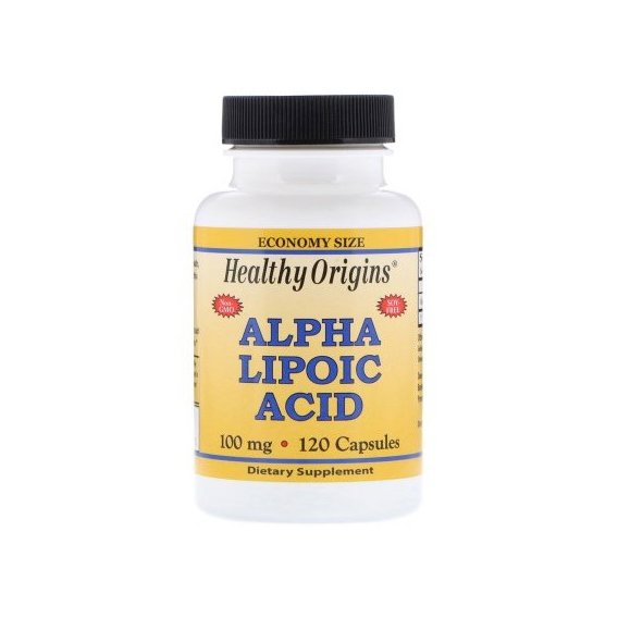 Альфа-липоевая кислота Healthy Origins Alpha Lipoic Acid 100 mg 120 Caps