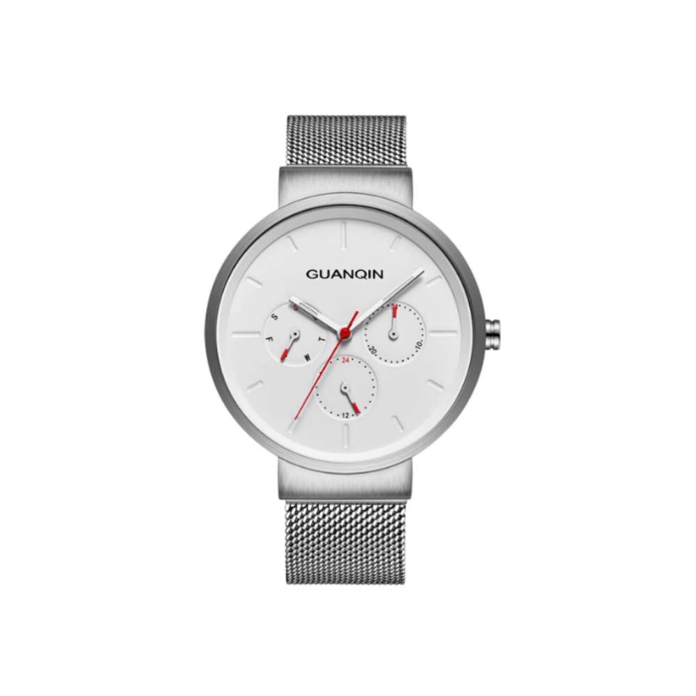 Часы мужские GUANQIN GS19103 CS Silver-white (GS19103SWS)