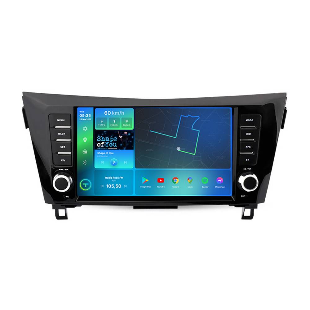 Штатна магнітола Torssen Nissan Xtrail/Qashqai 2013+ AC крутилки F10464 4G Carplay DSP