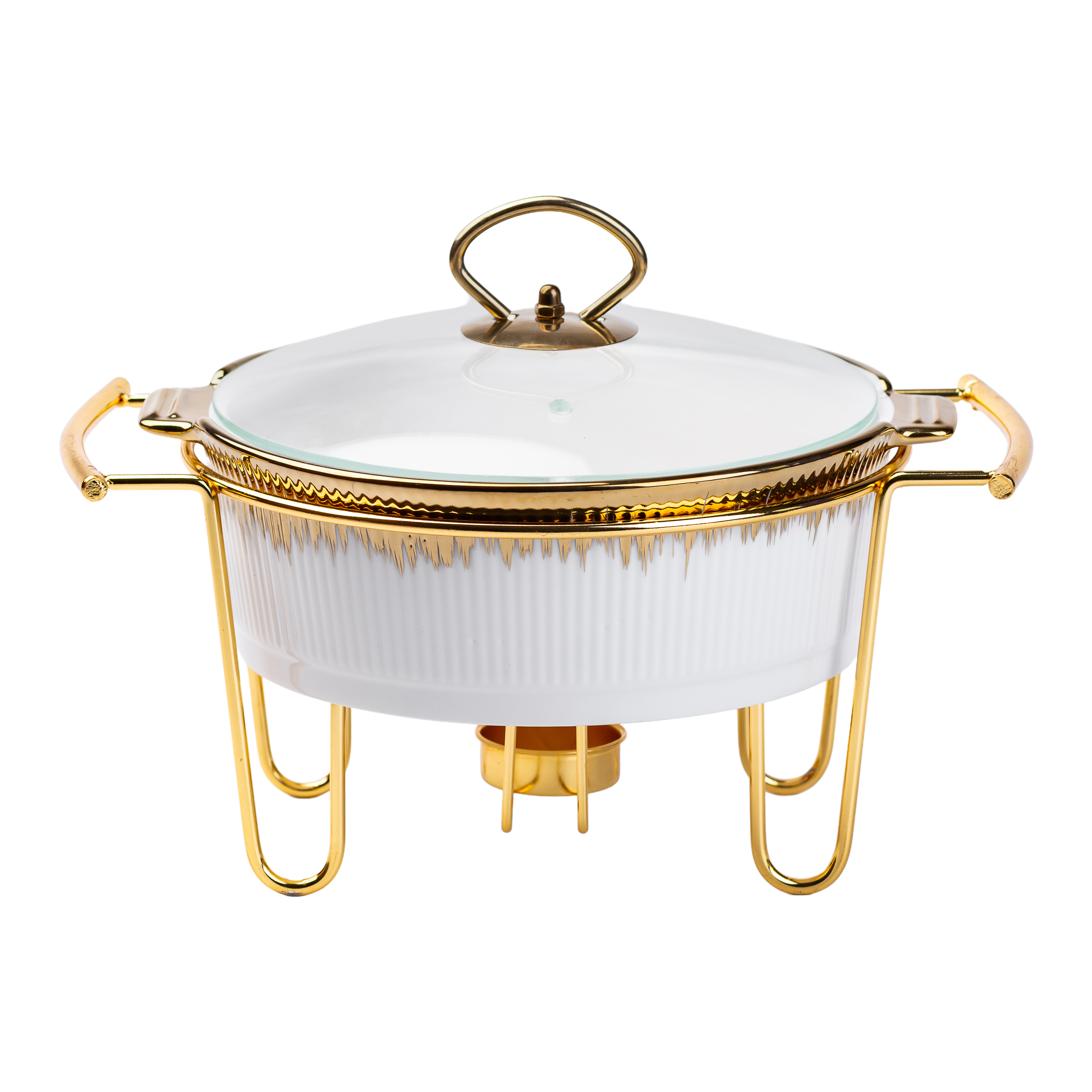 Мармитница YIWU 1 л Бело-золотой (HP1034)