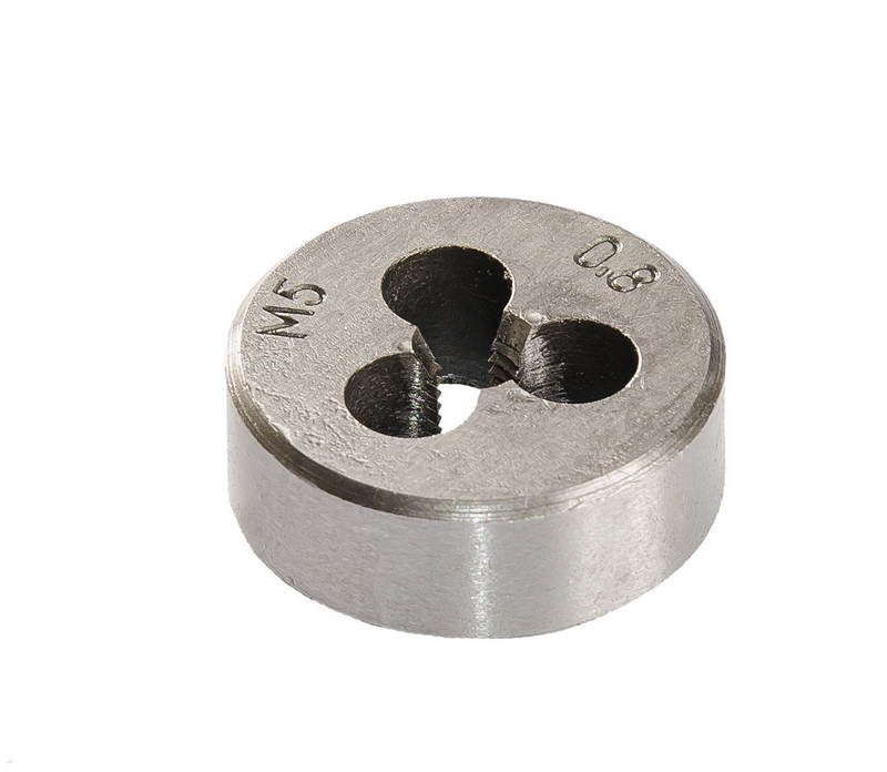 Плашка для нарезания резьбы M 5*0,8 мм MASTERTOOL GM (15-0052)